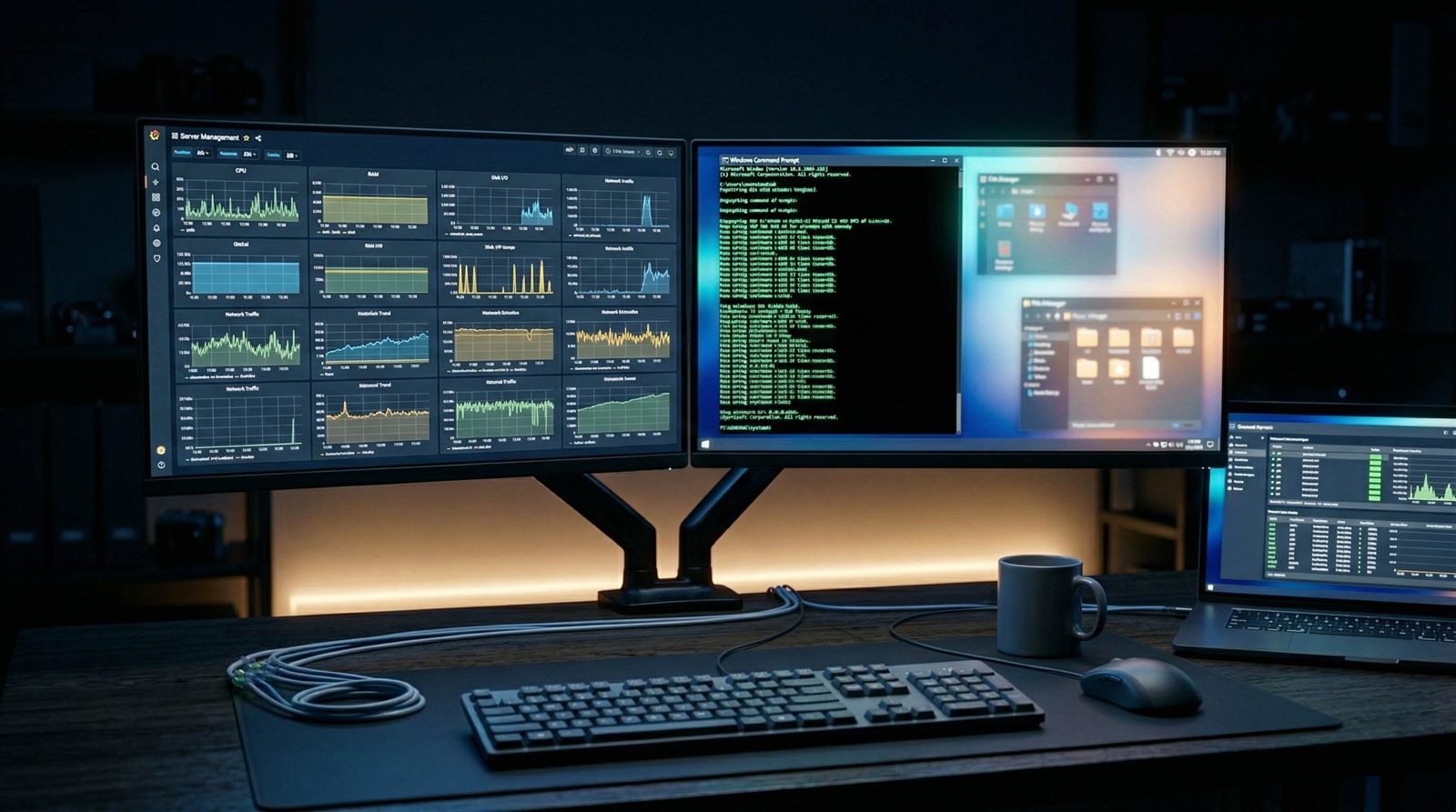 Computer technician at work — FH Computer Service